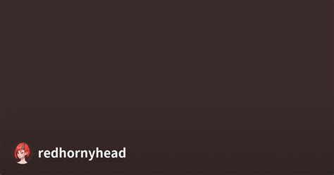 redhornyhead twitter|Red Hornyhead｜pixivFANBOX.